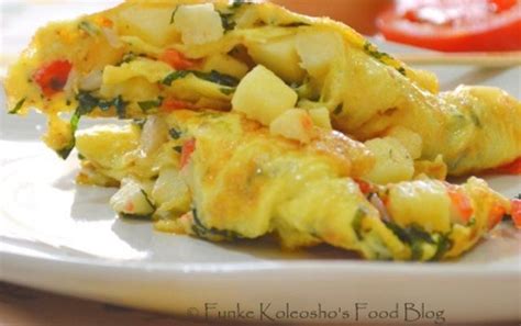 Ugu Pumpkin Leaves And Yam Omelette Funke Koleoshos New Nigerian