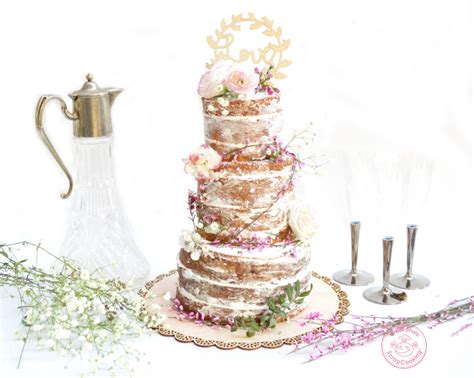 Recette pièce montée nude cake ScrapCooking