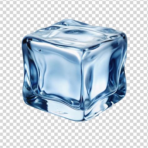 Premium Psd Ice Cube Isolated On Transparent Background