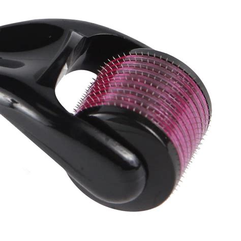 540 Titanium Microneedle Derma Roller Facial Massager Siliver Color