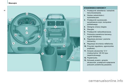 Peugeot Expert Tepee 2010 Instrukcja Obsługi in Polish 238 Pages