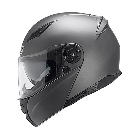 Casque de moto modulaire double visière Givi X 16 Voyager Titanium Matt