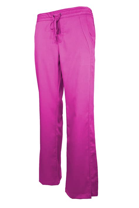 Hot Pink Drawstring Scrub Pant 2 Pocket Natural Uniforms