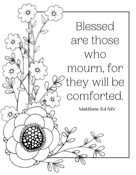 Free Beatitudes Printables Bible Study Printables Off