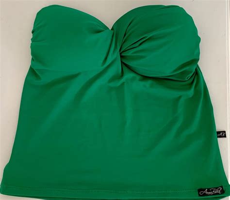 Tankini Top Bikini Top Anna Bella grün Gr XS Gebraucht in Geroldswil für CHF