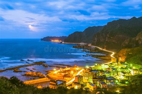 Northern Coast And Nanya Village In New Taipei Taiwan Stock Image