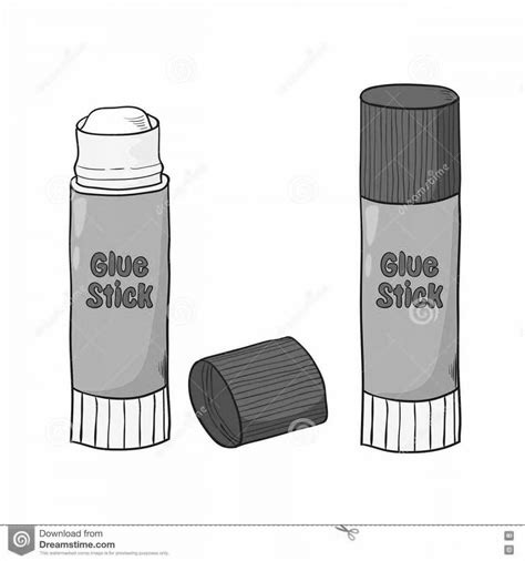 Glue Stick Coloring Pages