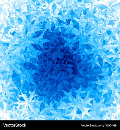 Blue Ice Background Royalty Free Vector Image Vectorstock