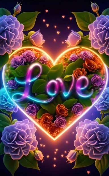 elegant big luminous heart  stock photo public domain pictures