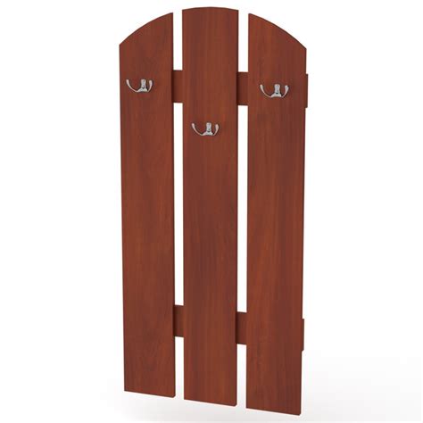 ⇛ Настенные вешалки для одежды в прихожую из ламинированного ДСП