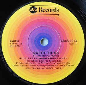 Rufus Featuring Chaka Khan* - Sweet Thing (1975, Vinyl) | Discogs