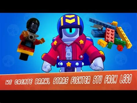 LEGO BRAWL STARS 2024 fighter STU - створюємо Stu із ЛЕГО - YouTube