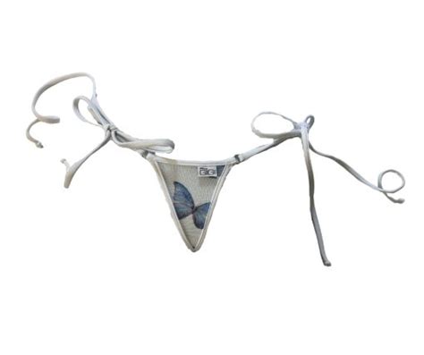 Mariposa Sheer Tie Sides Bikini Bottom Micro Gigi