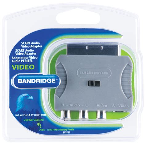 Bandridge Bandridge BVP765 Scart Plug (21p aangesloten) SVHS Female ...