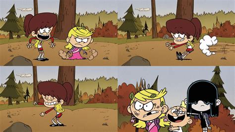 Loud House Lynn Pushes Lola By Dlee1293847 On Deviantart