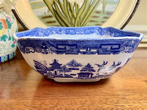 Help With Marks On Spode Blue Willow Antiques Board