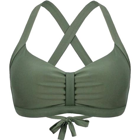 Celivon Womens Sexy Push Up Sexy Solid Color Bikini Swimsuit Top Surfing Wear Walmart