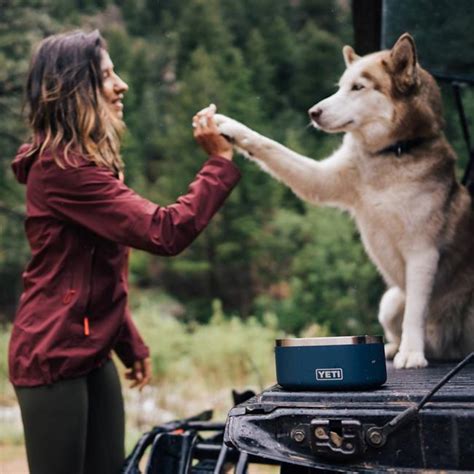 Yeti Boomer 4 Dog Bowl Navy Birstall