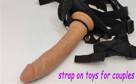 Amazon Strap On Dildo With Harness Wearable Realistic Silicone Dildo Adult Sex Toy For