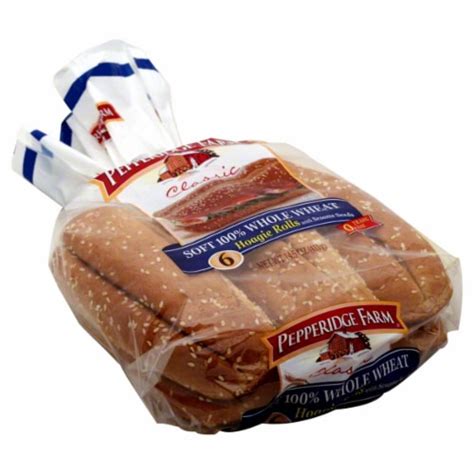 Pepperidge Farm Whole Wheat Hoagie Rolls 145 Oz Kroger