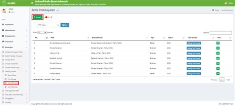 Cara Tambah Jenis Donasi Keuangan Pusat Tutorial Elazis