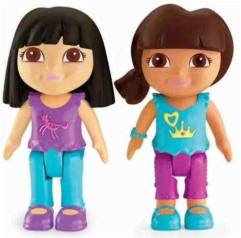 Boneca Dora Aventureira Original - 2 Bonecas Dora Aventureira Dora & Me, Black Hair Original | Frete grátis
