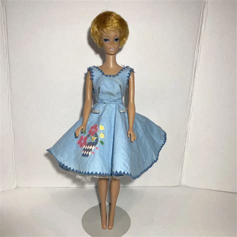 Vintage Blonde Bubble Cut Barbie Doll S Picclick Au