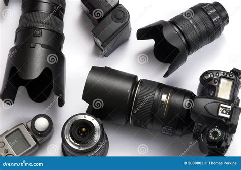 Digital Camera equipment stock photo. Image of aperture - 2008802