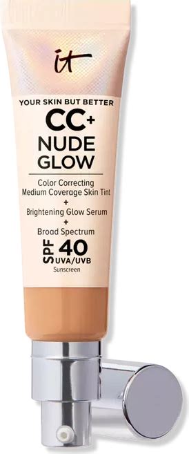 IT Cosmetics CC Nude Glow Lightweight Foundation Glow Serum SPF40 Neutral Tan Pris