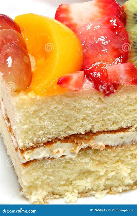 Glazed Fruit Topped Cake Royalty Free Stock Images - Image: 7659919