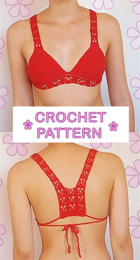 Best Crochet Bra Images On Pinterest Crochet Tops Crochet Clothes And Crochet Lingerie