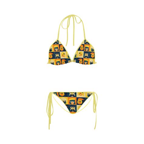 Funny Faces Custom Bikini Swimsuit ID D