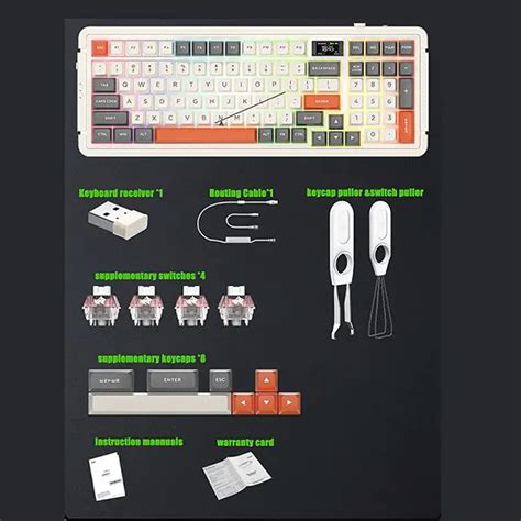 Royalaxe L Mechamical Gaming Keyboard Hot Swappable Customizable Keyboard With Rgb Backlit