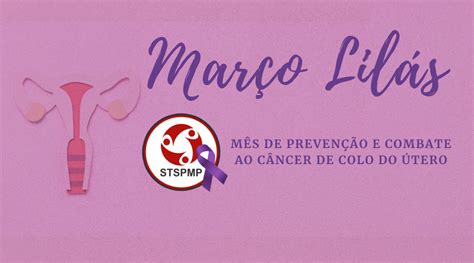 Lilás Campanha Alerta Sobre Prevenção Do Câncer De Colo Do útero