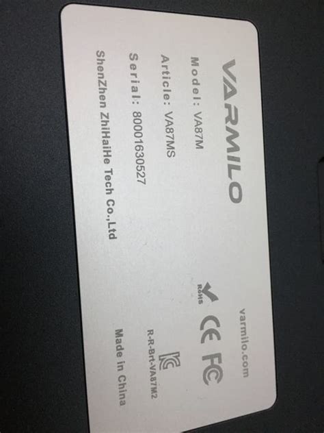 Varmilo VA87M mehanicka tipkovnica Cherry MX Speed silver