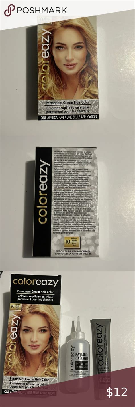 Coloreazy Perm Cream Hair Color Lightest Blonde Hair Cream Hair