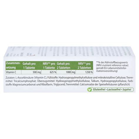 VITAMIN C 500 mg Depot Tabletten 60 Stück medpex