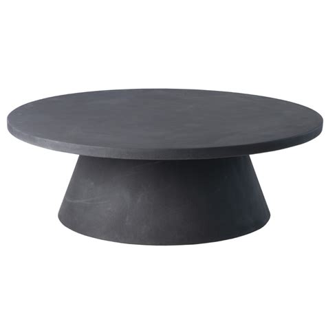 Modern Round Lightweight Coffee Table in Grey | Inner Gardens