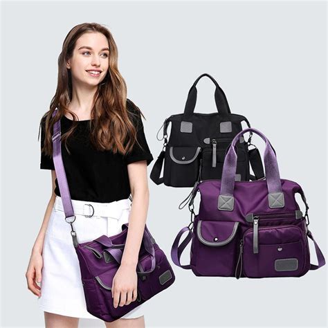 JINGPINPIJU ladies shoulder bag nylon bag waterpro... – Grandado
