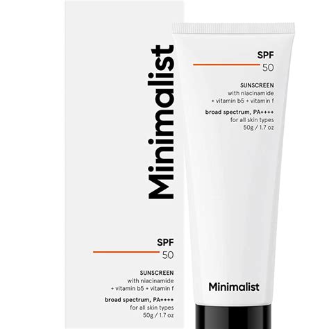 Buy Minimalist Sunscreen Cream Spf 50 Lightweight 50gm In Nepal Buy