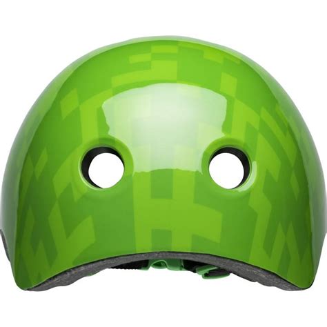 Minecraft 3d Creeper Face Bike Helmet Minecraft Video Game Junk