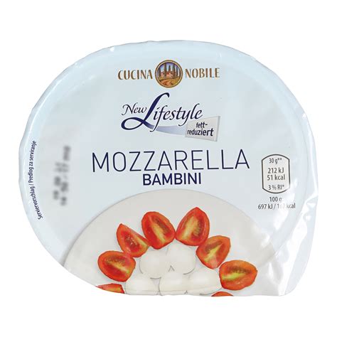 CUCINA NOBILE NEW LIFESTYLE Mozzarella Bambini Fettreduziert ALDI Now