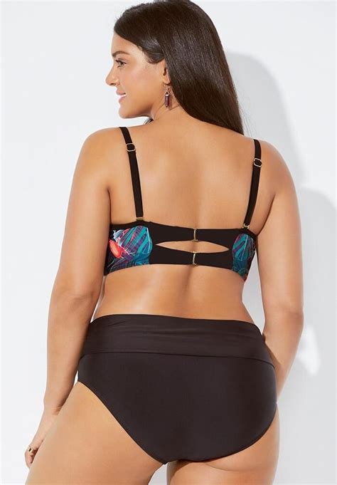 Madame Underwire Bikini Set With Foldover Brief Swimsuits For All