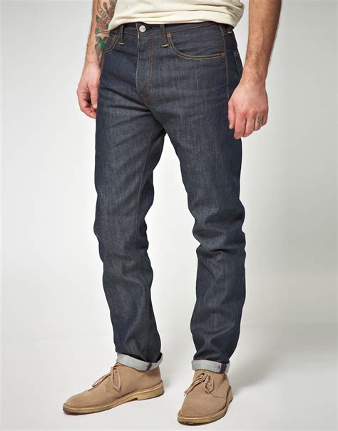 Levi's 508 Straight Tapered Jeans in Blue for Men | Lyst