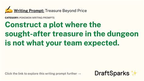Writing Prompt: Treasure Beyond Price • DraftSparks