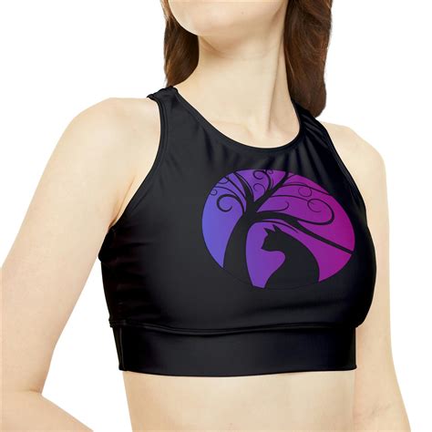 Magical Cat Sporty Bikini Set Fantasy Celestial Swimwear Whimsical Swimsuit Cat Lover Gift