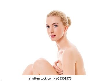 Beautiful Nude Woman Sitting On Flor Stock Photo Shutterstock