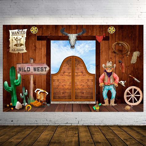 Buy Western Cowboy Party Banner Decorations Wild West Cowboy