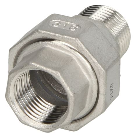 Edelstahl Schraubfitting Verschraubung Flachdichtend 3 4 IG AG