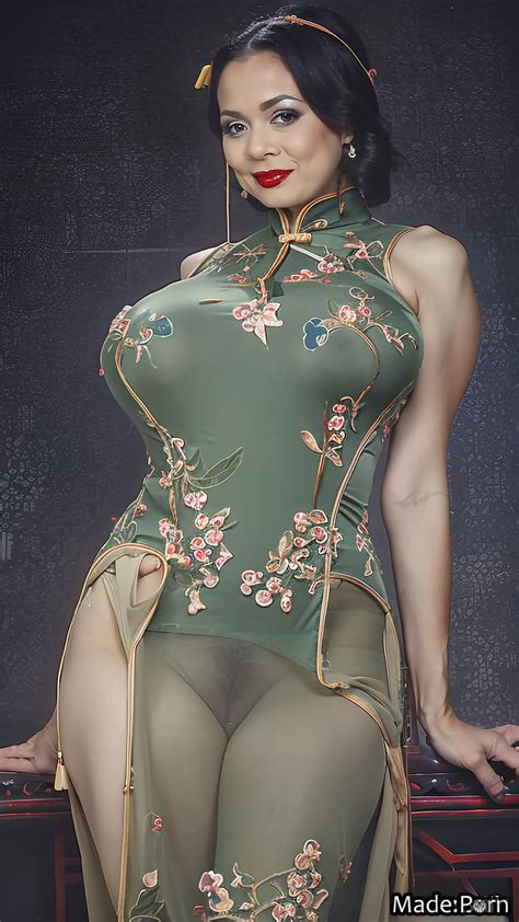 Porn Image Of Photo Black Hair Gigantic Boobs Huge Boobs Short 30 Fairer Skin Created By AI